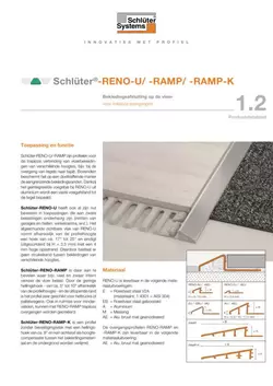 Schlüter-RENO-U /-RAMP /-RAMP-K | Productdatablad 1.2