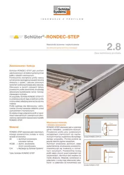 Schlüter-RONDEC-STEP | Opis techniczny produktu 2.8