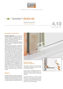 Schlüter-DILEX-AS | Product data sheet 4.10