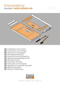 Schlüter-KERDI-BOARD-WS - Monteringsvejledning konsol