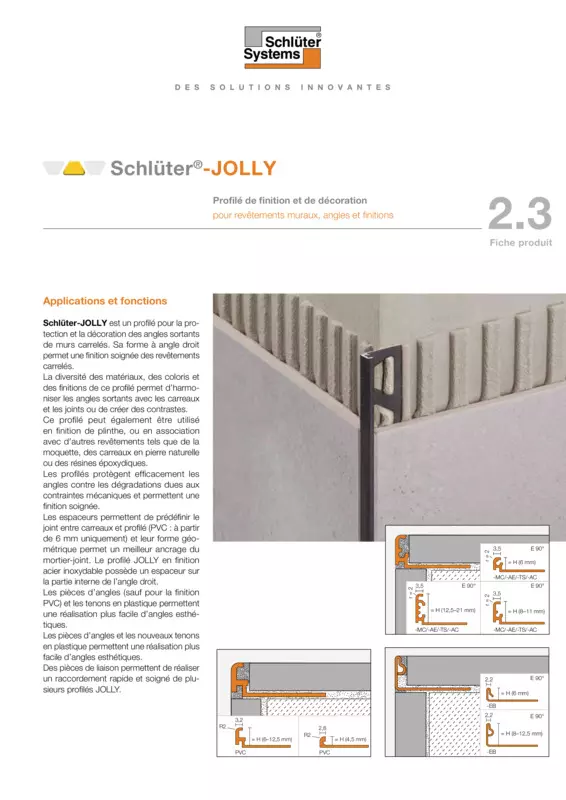 Schlüter-JOLLY | Fiche produit 2.3