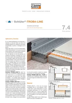 Schlüter-TROBA-LINE | Ficha Técnica 7.4