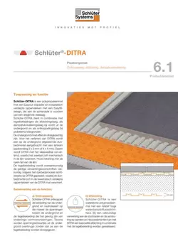 Schlüter-DITRA | Productdatablad 6.1