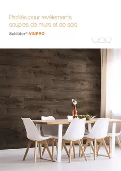 Schlüter-VINPRO - Profilés pour revêtements souples de murs et de sols