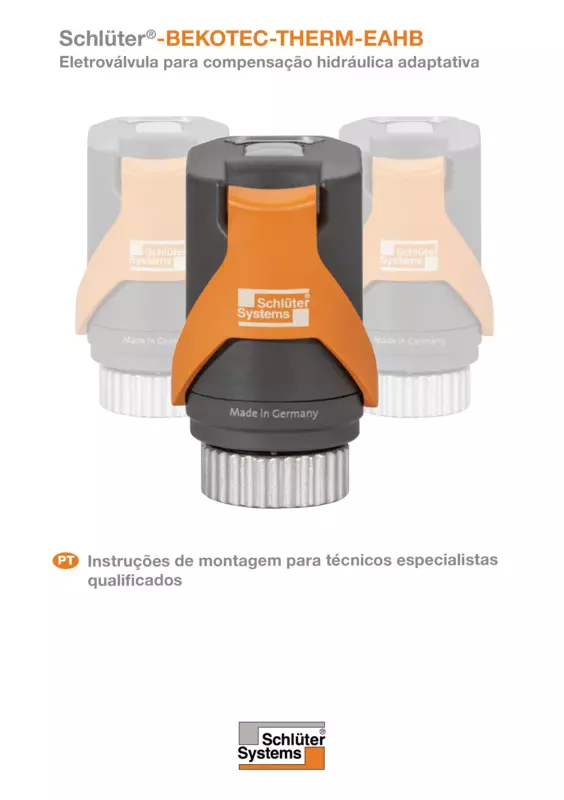 Schlüter-BEKOTEC-THERM-EAHB - Instruções de montagem