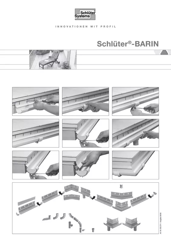 Schlüter-BARIN - Einbauanleitung