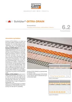 Schlüter-DITRA-DRAIN | Produktdatablad 6.2