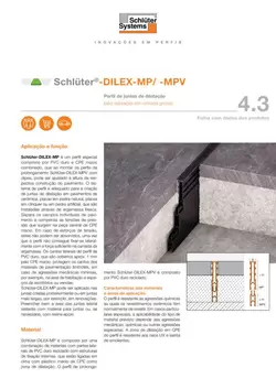 Schlüter-DILEX-MP/-MPV | Ficha de dados do produto 4.3