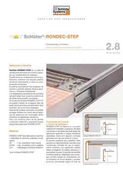 Schlüter-RONDEC-STEP | Ficha Técnica 2.8