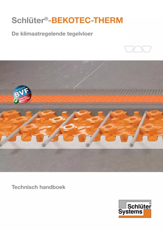 Schlüter-BEKOTEC-THERM - De klimaatregelende tegelvloer | Technisch handboek