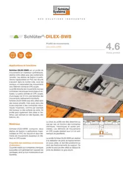 Schlüter-DILEX-BWB | Fiche produit 4.6