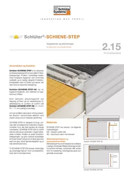 Schlüter-SCHIENE-STEP | Produktdatablad 2.15