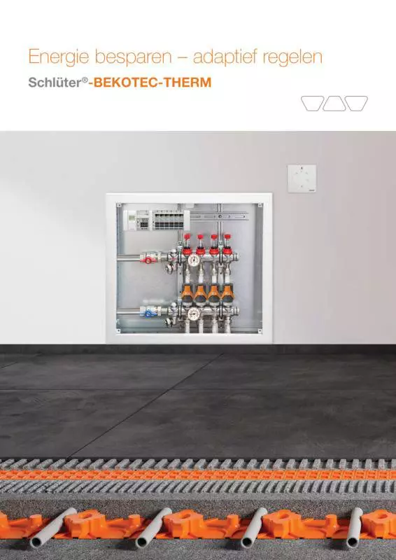 Schlüter-BEKOTEC-THERM - Energie besparen - adaptief regelen