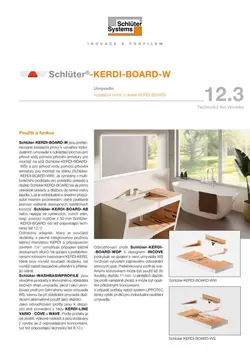 Schlüter-KERDI-BOARD-W | Technický list výrobku 12.3