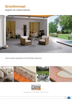 Schlüter-Systems - Grootformaat tegels en natuursteen