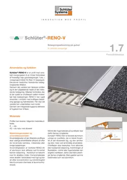 Schlüter-RENO-V | Produktdatablad 1.7