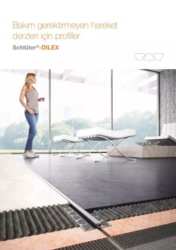 Schlüter-DILEX - Bakim gerektirmeyen hareket derzleri için profiller