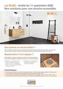 Schlüter-Systems - Loi ELAN - Nos solutions pour une douche accessible