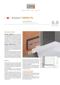Schlüter-KERDI-TS | Ficha de dados do produto 8.9