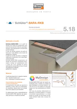 Schlüter-BARA-RKB | Ficha de dados do produto 5.18