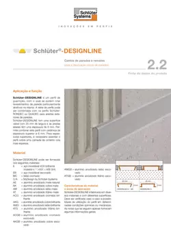 Schlüter-DESIGNLINE | Ficha de dados do produto 2.2