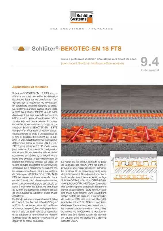 Schlüter-BEKOTEC-EN 18 FTS | Fiche produit 9.4