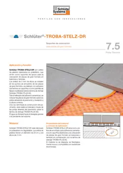 Schlüter-TROBA-STELZ-DR | Ficha Técnica 7.5