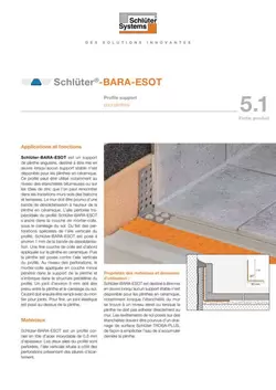 Schlüter-BARA-ESOT | Fiche produit 5.1