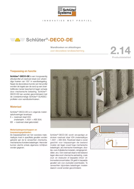 Schlüter-DECO-DE | Productdatablad 2.14