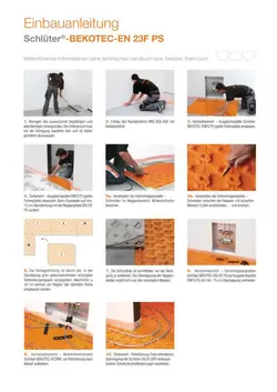 Schlüter-BEKOTEC-EN 23F PS - Einbauanleitung