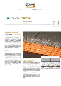 Schlüter-TROBA | Fiche produit 7.1