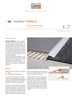 Schlüter-RENO-V | Technický list výrobku 1.7