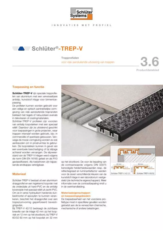 Schlüter-TREP-V | Productdatablad 3.6