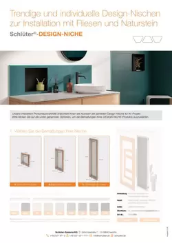 Schlüter-DESIGN-NICHE | Produktauswahlhilfe (für Desktop und mobile iOS-Endgeräte in Verbindung mit E-Book-Reader-App)