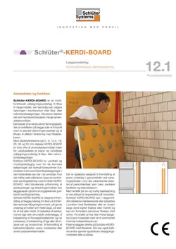 Schlüter-KERDI-BOARD | Produktdatablad 12.1