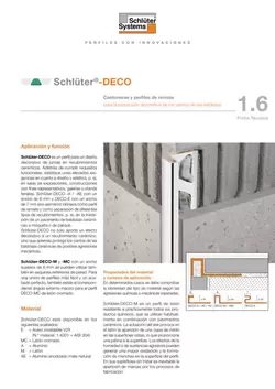Schlüter-DECO | Ficha Técnica 1.6