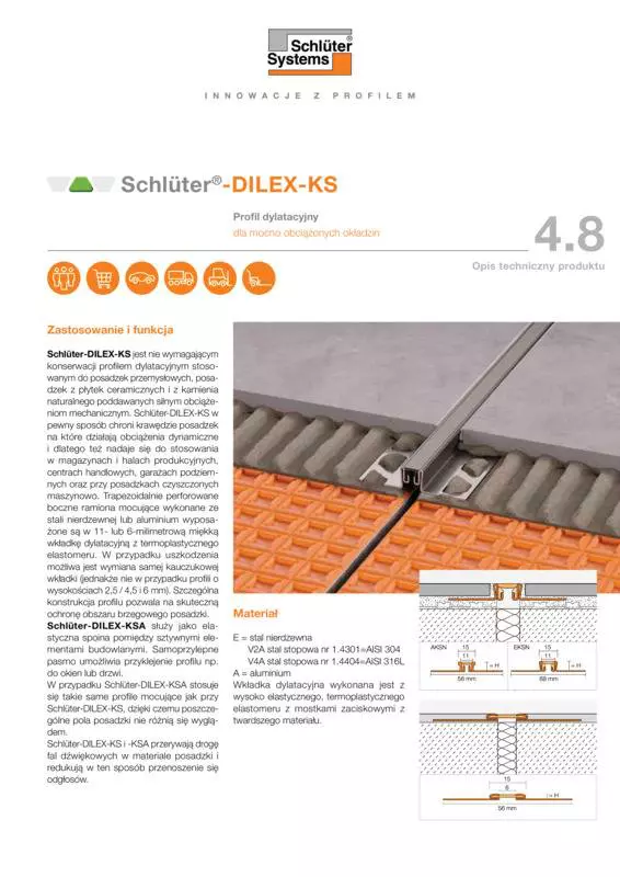 Schlüter-DILEX-KS | Opis techniczny produktu 4.8
