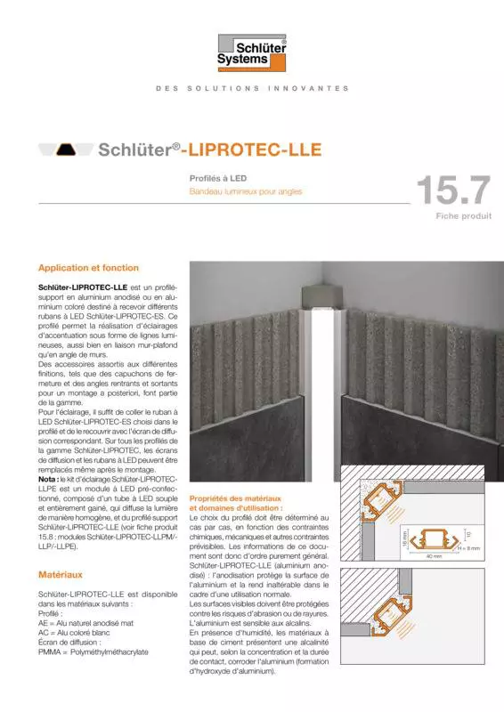 Schlüter-LIPROTEC-LLE | Fiche produit 15.7