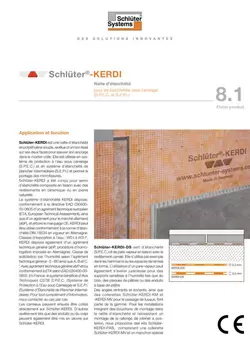Schlüter-KERDI | Fiche produit 8.1