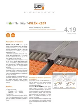 Schlüter-DILEX-KSBT | Fiche produit 4.19