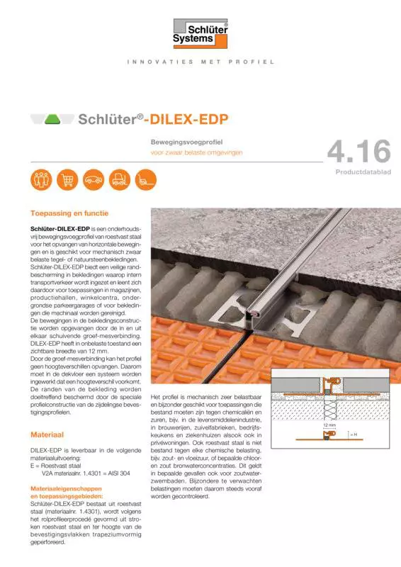 Schlüter-DILEX-EDP | Productdatablad 4.16