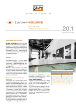 Schlüter-REFLEECE | Product data sheet 20.1