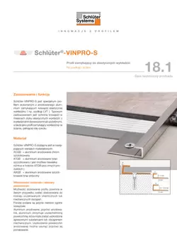 Schlüter-VINPRO-S | Opis techniczny produktu 18.1