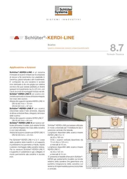 Schlüter-KERDI-LINE | Scheda tecnica 8.7