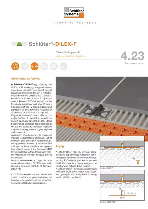 Schlüter-DILEX-F | Termék adatlap 4.23