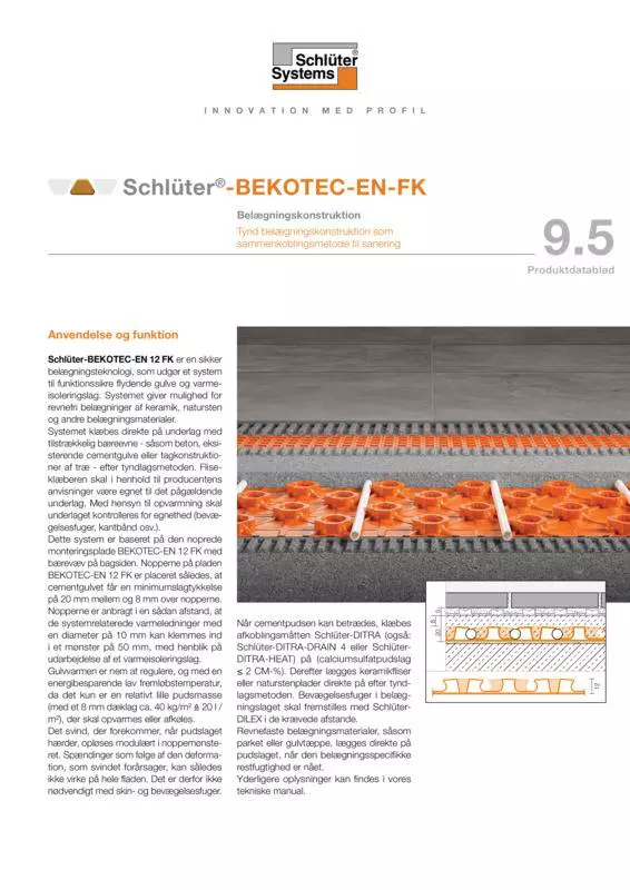 Schlüter-BEKOTEC-EN 12 FK | Produktdatablad 9.5