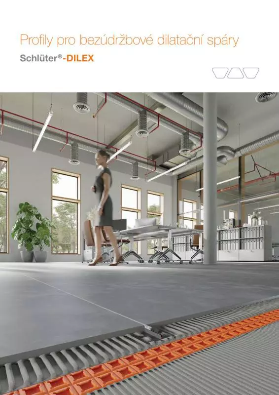 Schlüter-DILEX – Profily pro bezúdržbové dilatační spáry