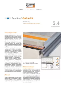 Schlüter-BARA-RK | Productdatablad 5.4 Schlüter-BARA-RK | Productdatablad 5.4