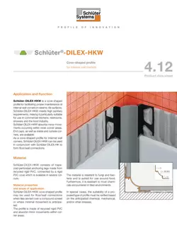 Schlüter-DILEX-HKW | Product data sheet 4.12
