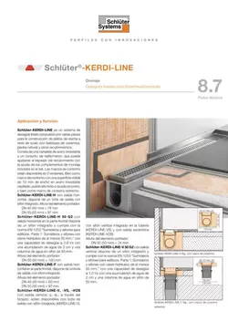 Schlüter-KERDI-LINE | Ficha Técnica 8.7